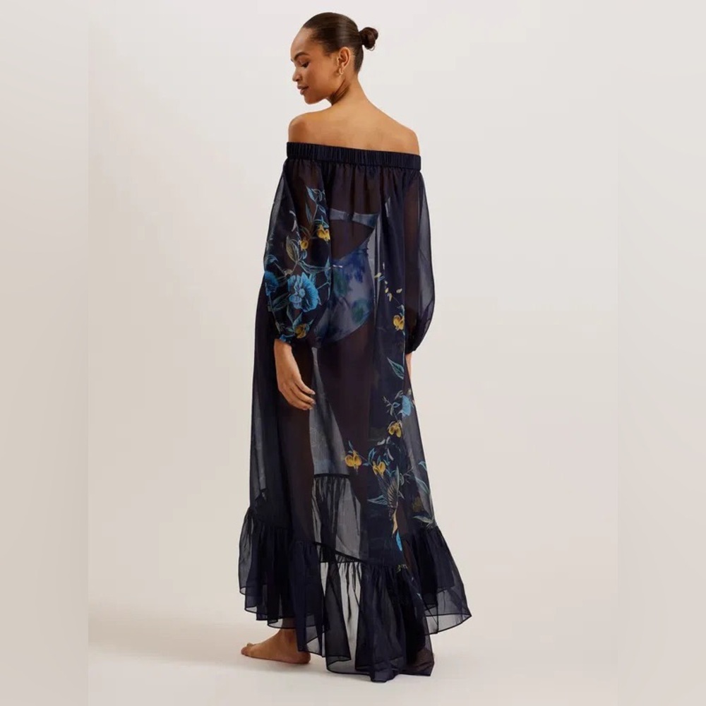Ted Baker Sabrinn Off The Shoulder Cover Up NWT - Picture 2 of 5